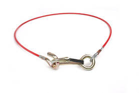 Turvavaijeri 2000mm haka/rengas Varmuusvaijeri 2000mm - Bpw/peitz/wap/indespension - 16433 - 2