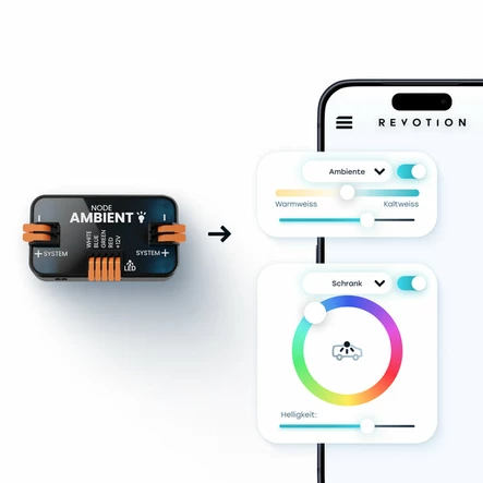Revotion Node-Ambient, etähallintajärjestelmän LED-Ohjaus - REVOTION - 25600 - 2