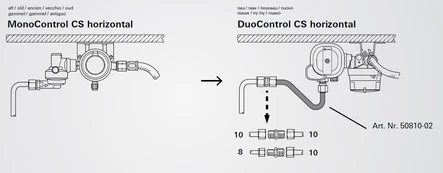 Truma sovite MonoControl CS 10 kpl. pystysuoraan - KAASUJÄRJESTELMÄ - 14790 - 2
