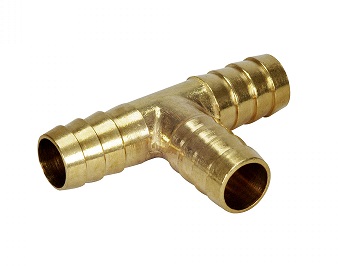 Alde T-kappale messinki 16x19x19 mm - Alde lämmönvaihdin, lattialämmitys - 15320 - 1