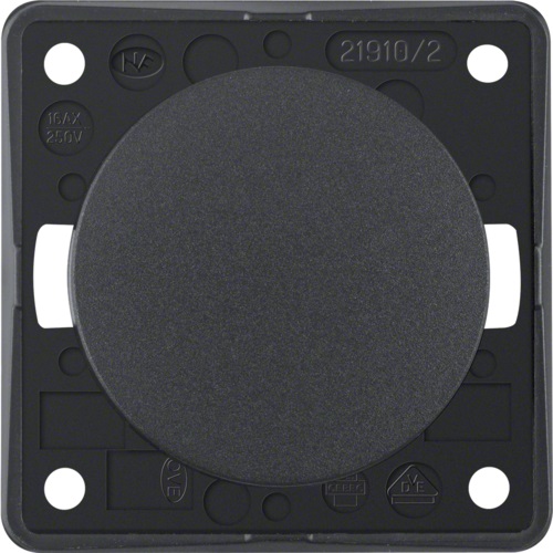 Berker katkaisin upotettava antrasiitti matta 250V, 16AX - Sähkörasiat, pistokkeet - 11130 - 1