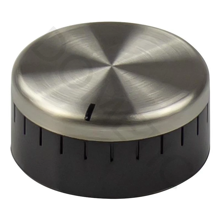 Lieden säädinnuppi, väännin, musta/hopea - JÄÄKAAPIT JA OSAT - 24520 - 1