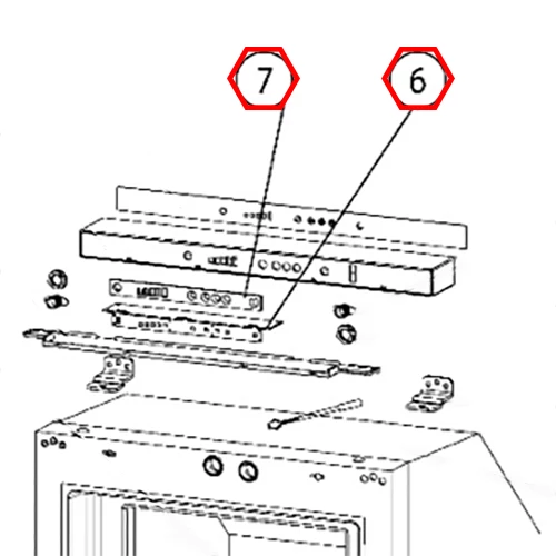 Thetford paneeli ja piirilevy T2138 - Jääkaappien varaosat Thetford - 17060 - 1