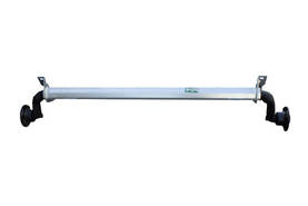 Akseli vt jarruton 750kg B1200 C1630mm AL-KO vesitiivis akseli optima 4X100 - AL-KO ja bpw - 10468 - 1