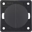 Berker katkaisin upotettava 2-osainen antrasiitti matta 250V, 16AX - Sähkörasiat, pistokkeet - 11131 - 1