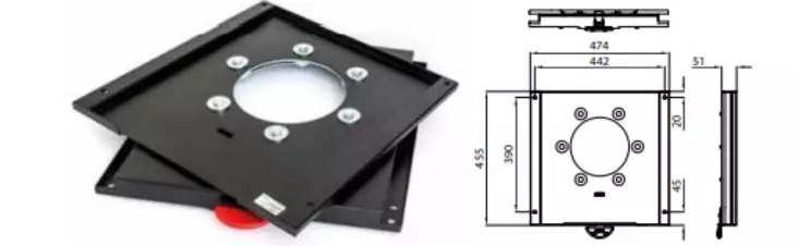 Kääntymismekanismin välilevysarja Ford Transit alkaen 2014> - Kääntymismekanismit - 21491 - 1