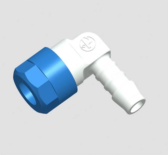 Truma letkukara kulma, 10 mm letkuliitos M 20 / TB 10, mutteriliitos 20 mm - NESTEKESKUSLÄMMITYS - 1852 - 1