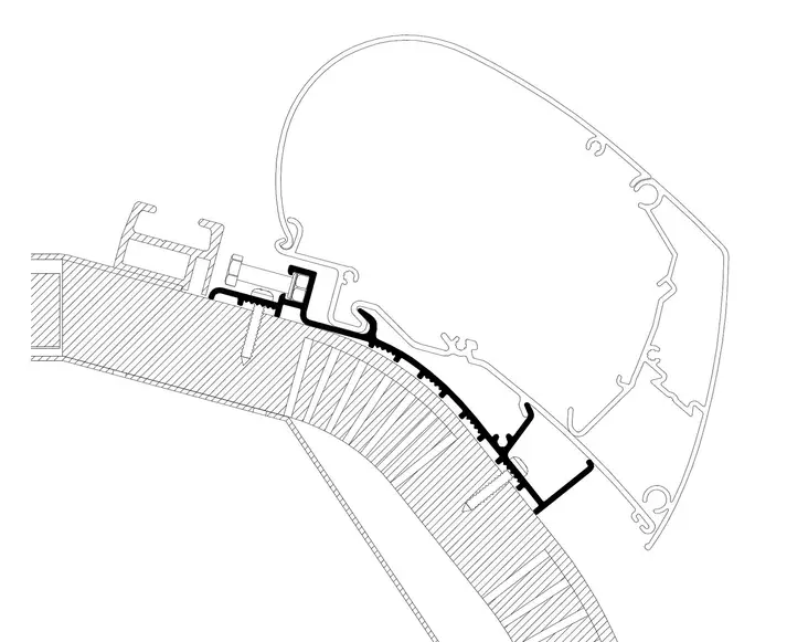 Thule kiinnityssarja Carthago, 4,5 m 2014- - Kattomarkiisien kiinnityssarjat - 8951 - 1