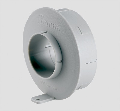 Truma kavennin 65/72 mm - 35 mm harmaa supistin ilmaputki - Isotherm putki - Ilmakeskuslämmityksen asennustarvikkeet - 13381 - 1