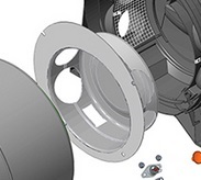 Truma kiertoilmakotelo Combi, sisäosa 06/2020- Combi 4, 4 E, 6, 6 E - Combi-lämmittimien varaosat - 14071 - 1
