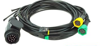 Johtosarja 10 m 2x7,5m 6+6 nap Johtosarja 13nap pistokkeella - Johtosarjat/Johdot - 12151 - 1