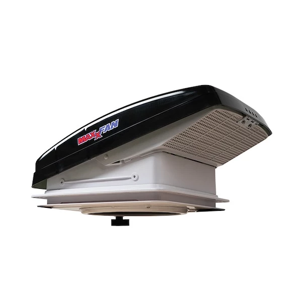 MaxxFan Deluxe sähköinen kattoluukku 28x28, savu - Kattoluukut ja osat - 25361 - 1