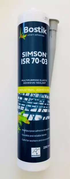 Bostik tiivistemassa ISR 70-03, 290ml valkoinen liima- ja tiivistysmassa - LIIMAT JA TIIVISTYSMASSAT - 9962 - 1