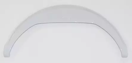 Lokasuojan kaari 1-aks valk 755x365, keskikorkeus 143mm, sileä - HOBBY VARAOSAT - 3222 - 1
