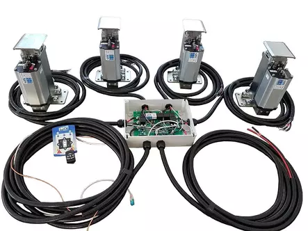 Sähkötukijalat auto 4 sarja eteen/taakse Tesa kit Autolift 4 Autoon - Nurkkatuet - 12172 - 1