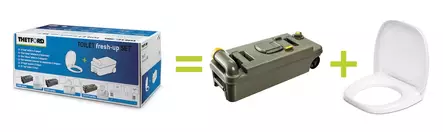 Thetford Fresh Up Set C2/3/4, vasen - Kemialliset käymälät Thetford - 8192 - 1