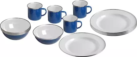 Brunner emalastiasto Eastwood, 12 osaa - Ruokailu ja kattaus - 23922 - 2