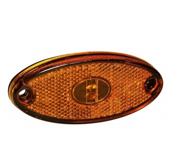 Aspöck sivuvalo led flatpoint 12-24v Sivuvalo flatpoint led 0,5m dc johto - Aspöck - 11192 - 1