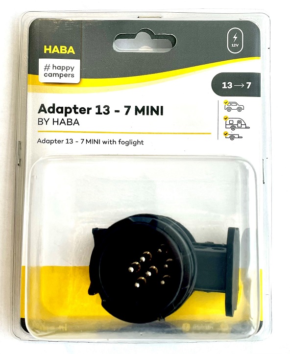 Haba adapteri auto 13 vaunu 7 Adapteri mini 13-7 pakattu - Pistokkeet/Adapterit - 17122 - 1