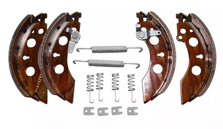 Jarrukenkäsarja AL-KO 2051 Automaatti 4 kenkää ja jouset 200x50 - AL-KO - 16932 - 1