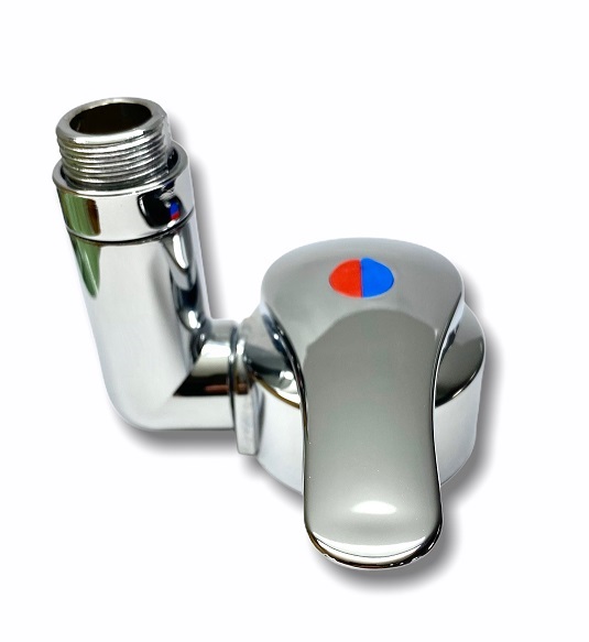 Reich suihkunsekoittaja Twist kromi, suihkuletkun liitos pöytäpinnan yläpuolella - Suihkutarvikkeet Reich - 5782 - 1