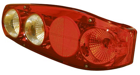 Takavalo Caraluna oikea peruutusvalolla Takavalo oikea matkailuautoon - Ajoneuvovalaisimet - 10522 - 1