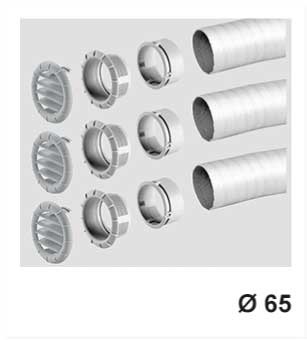 Truma Saphir EasySet, ilmanjakosarja, harmaa - ILMASTOINTILAITTEET, TARVIKKEET TRUMA - 14552 - 1