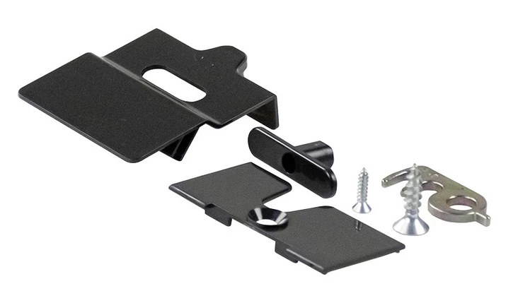 Oven liukusalpa mustaharmaa, taivutettu RAL7021 - Jääkaappien varaosat Dometic - 24522 - 1