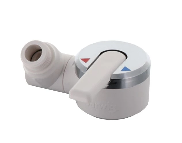 Comet suihkun vipusekoitushana Barwig Perfect valkoinen/kromi - Suihkutarvikkeet Comet - 25112 - 1