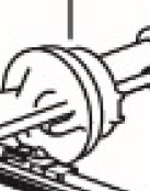 Thetford huuhteluveden liitos, bajonetti C500 C/X - Kasettikäymälöiden varaosat - 16403 - 1