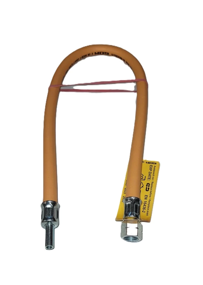 Gok kaasuletku 600 mm, 1/4 vasen kierre/8mm - Säätimet, vaihtajat, letkut, suodattimet - 312 - 1