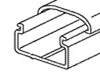 Johtokanava, alaosa, ruskea, E-951 - HOBBY VARAOSAT - 24212 - 1