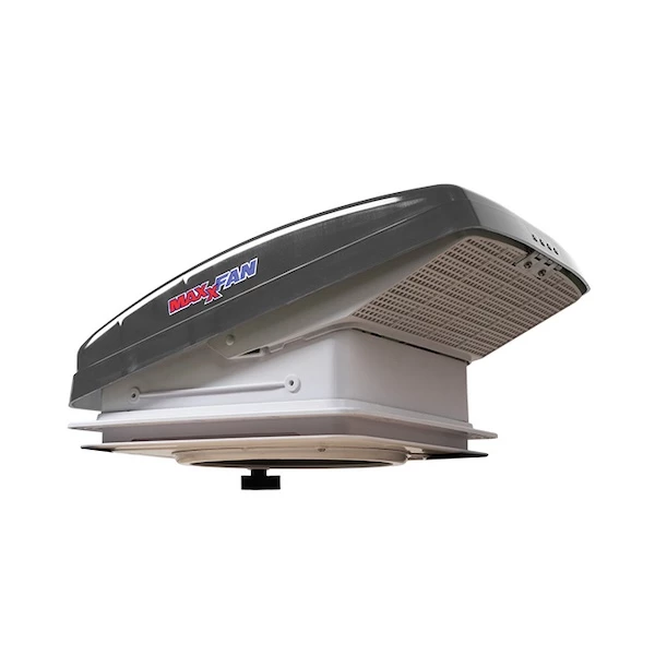 MaxxAir MaxxFan Deluxe Compact sähköinen kattotuuletin 28x28, sävytetty - Kattoluukut ja osat - 25362 - 1