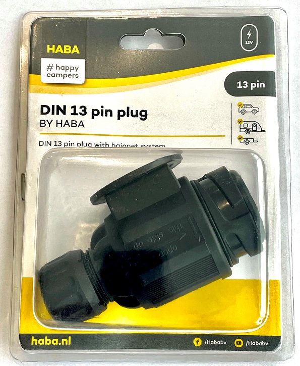 Haba pistoke muovi 13-napainen pakattu - Pistokkeet/Adapterit - 17123 - 1