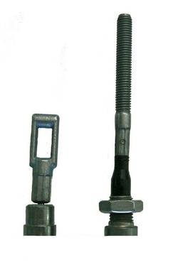 Jarruvaijeri 1820mm-2040mm AL-KO Kierre 10mm/silmukka - Silmukka/kierre - 12573 - 1