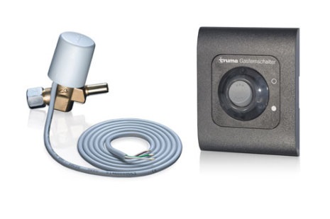 Truma kaasunsulkuventtiili 12 V 8 mm kaasuputkelle, ohjauspaneeli - Kaasujärjestelmän tarvikkeet - 13293 - 1