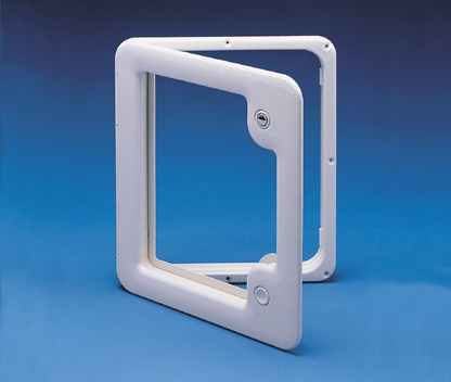 Thetford luukku D3, kehys, valkoinen - Ovien ja luukkujen osat - 914 - 1