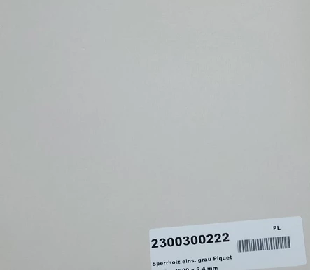 Sisävaneri Piquet, harmaa, 2440x1220x2,4 mm - HOBBY VARAOSAT - 24194 - 1