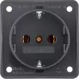 Berker pistorasia upotettava 230V antrasiitti matta 250V, 16A - Sähkörasiat, pistokkeet - 11114 - 1