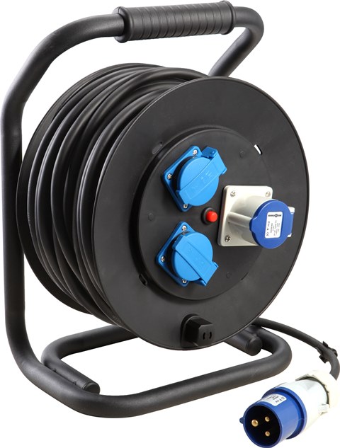 Brunner johtokela Drummer Rubber 25 m, CEE ja Schuko - Liitäntäjohdot, jatkojohdot - 7564 - 1