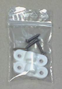 DWT teltan seinäkiinnike, 2kpl + ruuvit poikittainen silmukka - Telttojen lisävarusteita DWT - 1344 - 1