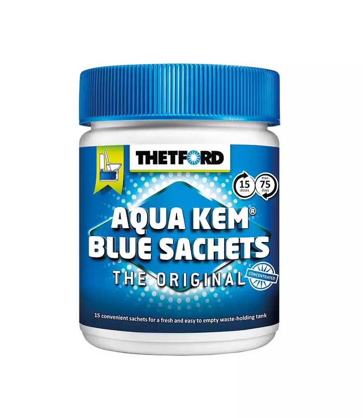 Thetford käymäläjauhe Aqua Kem Sachets 15 ps - Kemikaalit ja hoitoaineet thetford - 904 - 1