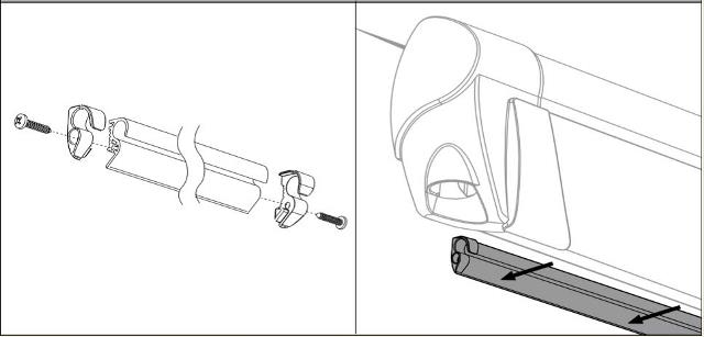Thule kiinnityskisko Quickfit & Easylink, valkoinen - Markiisien seinät ja sarjat Thule - 7744 - 1