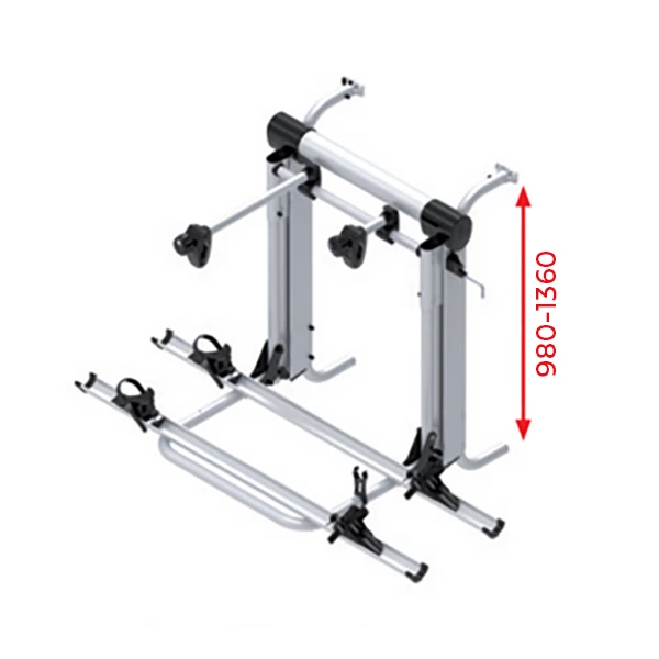 Polkupyöräteline Lift 12 V. Korkeus 980-1360 mm - BR-Systems - 17594 - 1