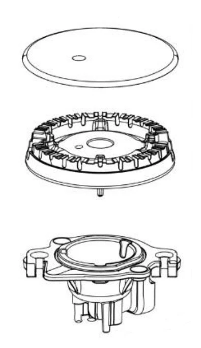 Poltin, sarja, liesi, keskikoko - Liesien ja uunien varaosat - 24964 - 1