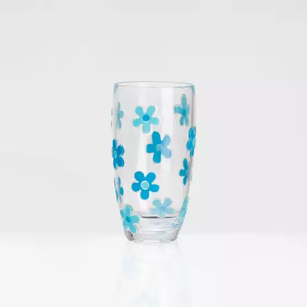 Flamefield korkea juomalasi Daisy Aqua, 2 kpl - Ruokailu ja kattaus - 21355 - 1
