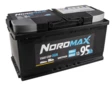 Akku 95Ah, Nordmax AGM 352X175X190mm - Akut, laturit, akun valvonta - 24755 - 1