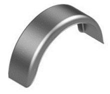 Lokasuoja AL-KO De Haan 200x750 pyöreä pelti - Lokasuojat - 18325 - 1