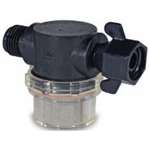 Suodatin Shurflo, sisäkierre x ulkokierr Siipimutteri, ½"sisä- x ½" ulkokierre - Painevesipumput - 425 - 1
