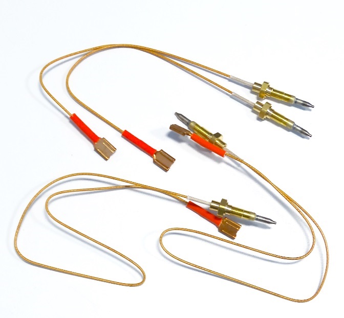 Termoelementtisarja lieteen 4 kpl 250mm x 2, 450mm x 2 - Liesien ja uunien varaosat - 10075 - 1